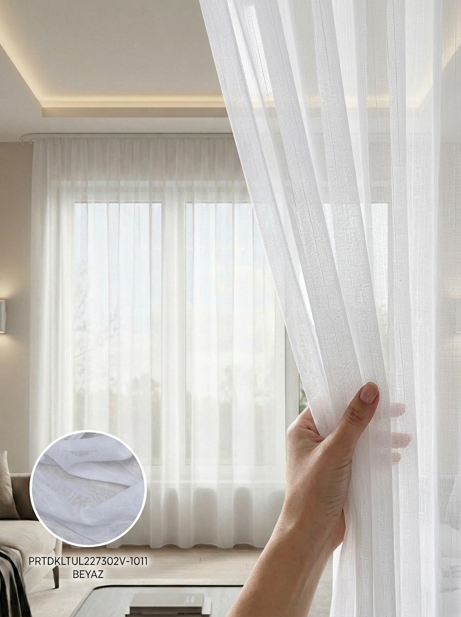 pratiktul-dekoratif-tul-perde-300x255-cm-orta-isik-gecirgen-24848-1.jpg Dekoratif Tül Leno Dokuma Hazır Tül Perde 300x255 cm - Görsel 1